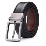 Shiny Vegan Leather Formal Belt For Men