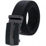 Men's Auto Lock Vegan Leather Belt