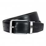 Shiny Vegan Leather Formal Belt For Men
