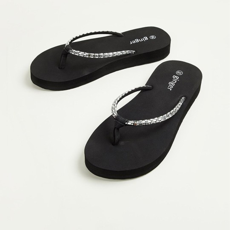 Women Rubber Thong Flip-Flops