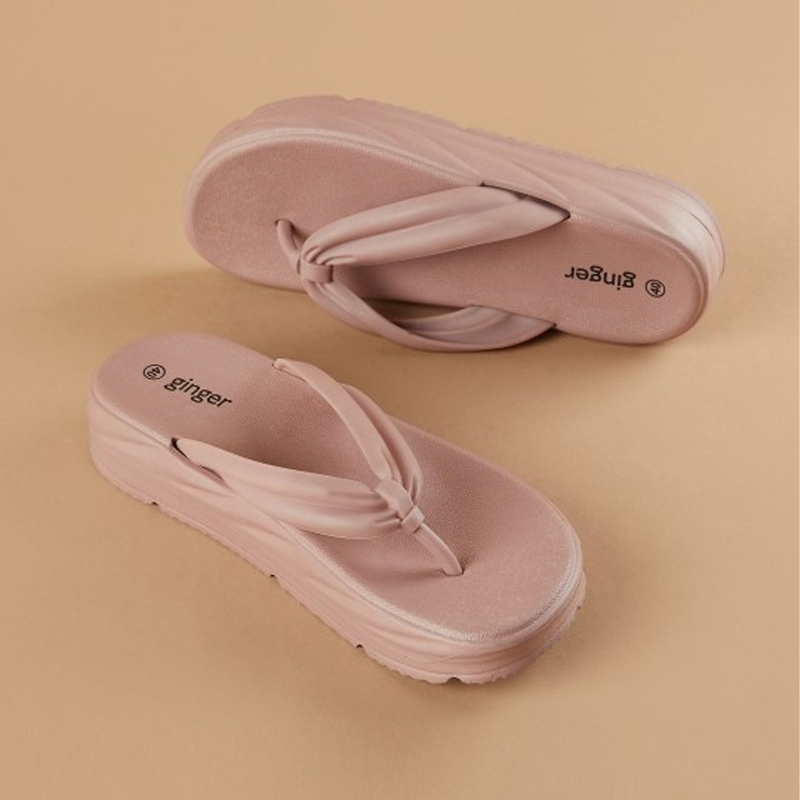 Women Rubber Thong Flip-Flops