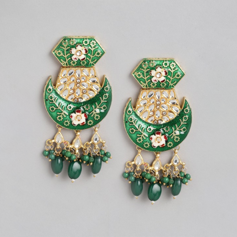 Gold-Plated Kundan Jewellery Set